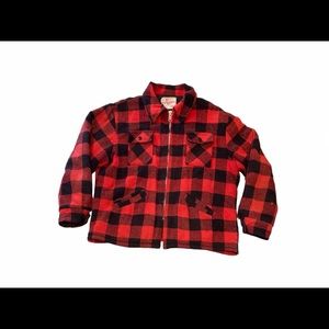 Vintage Weatherguard By Shane Buffalo Plaid Wool Jacket